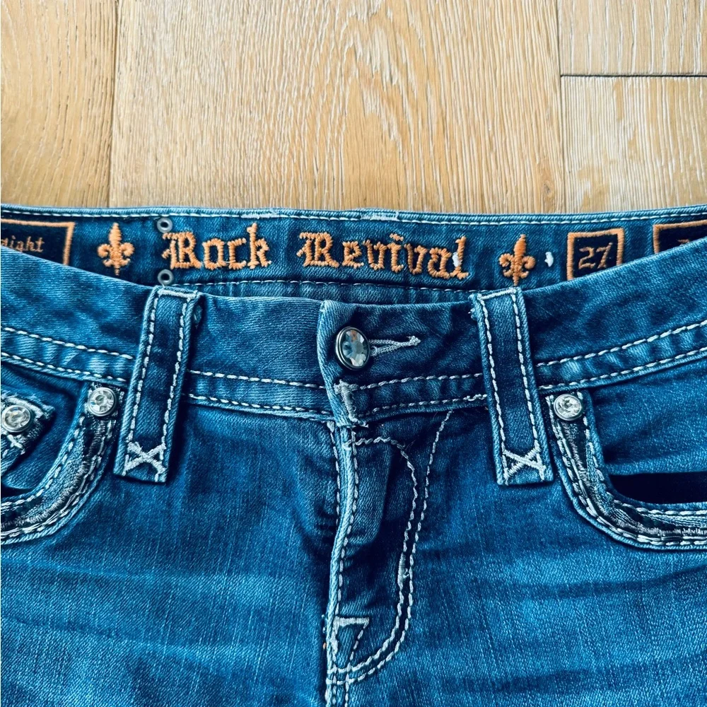 Rock Revival Deeka Straight jeans women’s 27 - Picture 3 of 8